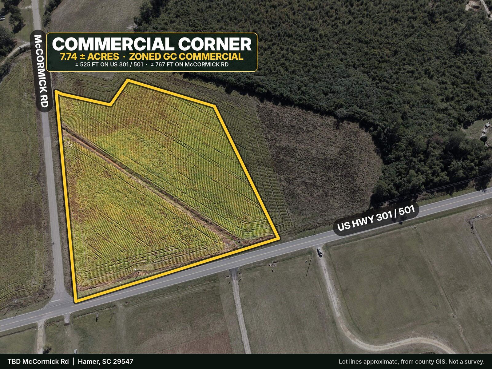 Property Photo:  Tbd McCormick Rd.  SC 29547 