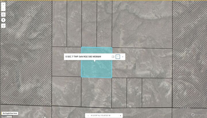 Property Photo:  Sec 7 Twp 36N Rge 58E Mdb&M  NV 89801 