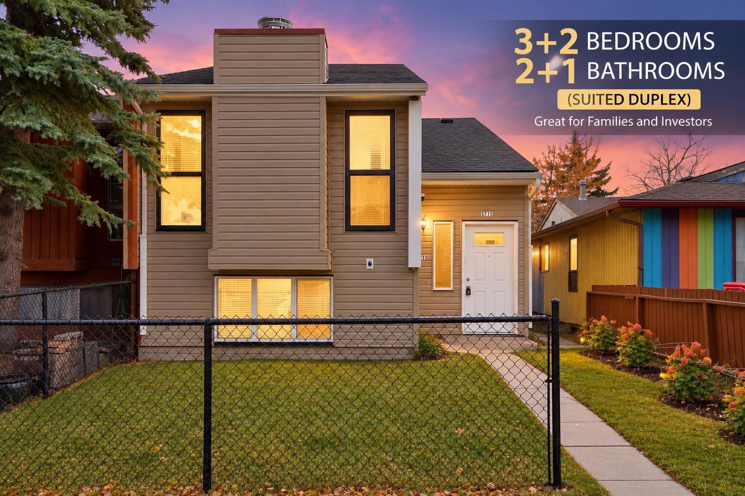 Property Photo: 5711 24 Avenue NE AB T1Y 4R1