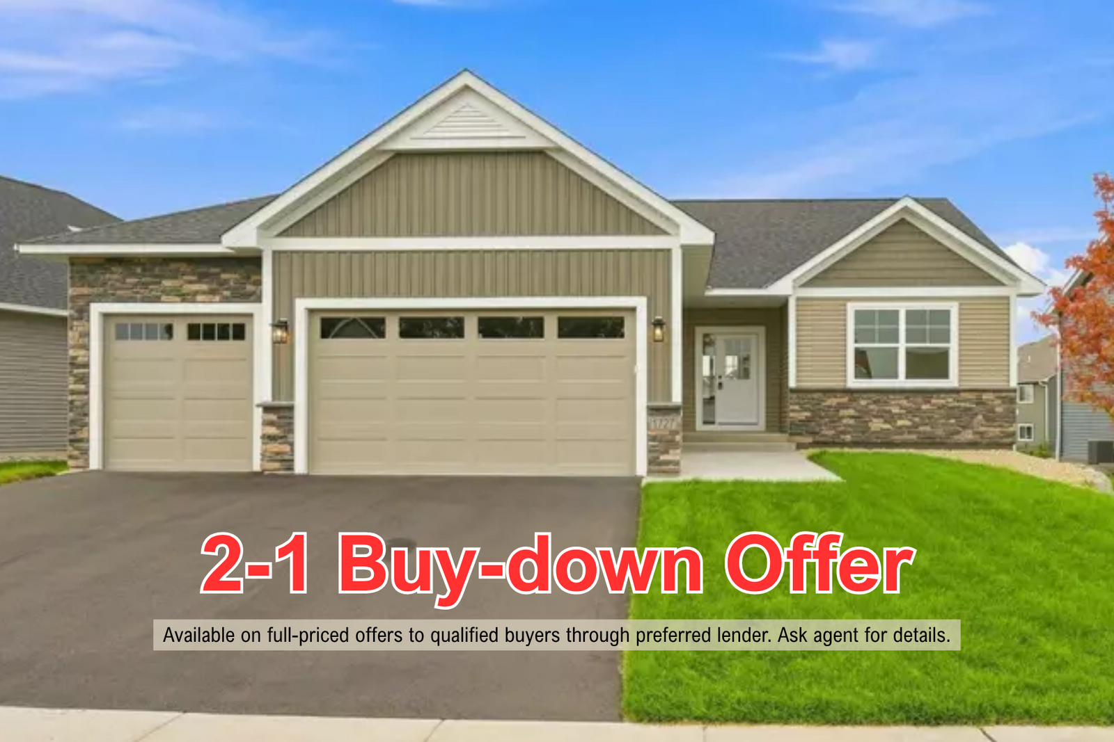 Property Photo: 1727 Spruce Street MN 55024