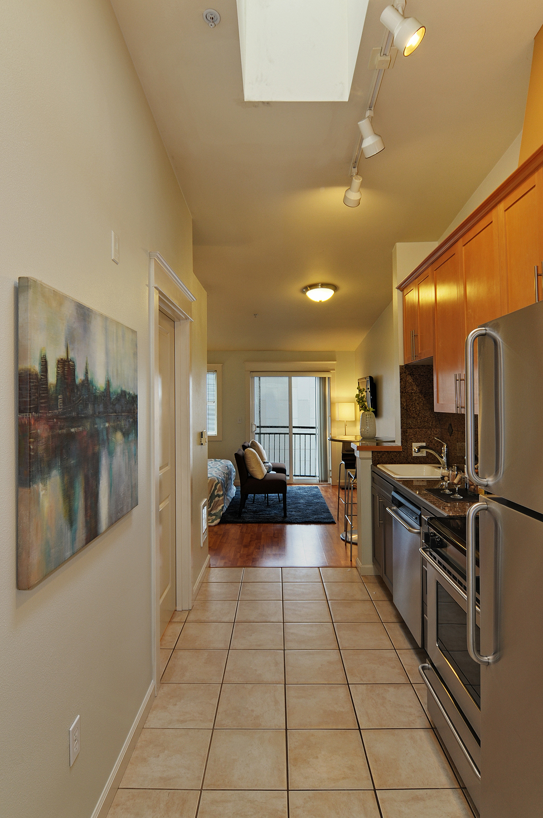 Property Photo: Studio living 326 Queen Anne Ave N 602 WA 98109