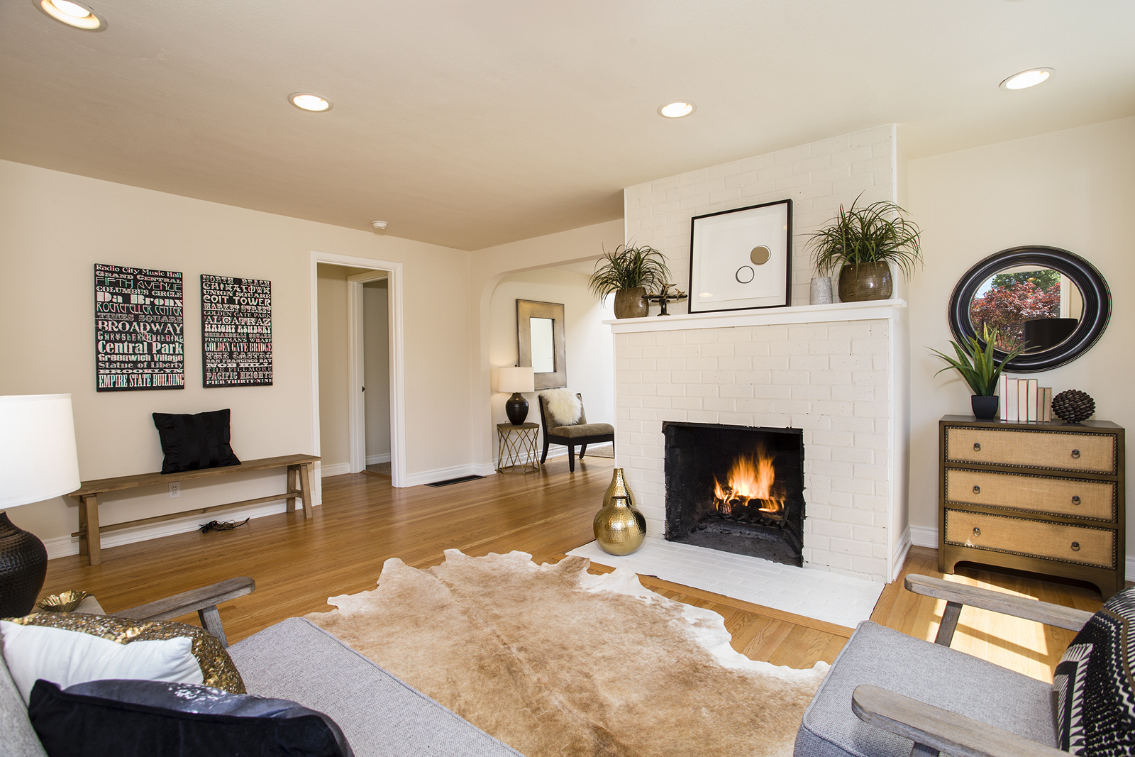 Property Photo: Living and dining room 7522 18th Ave NW  WA 98117 