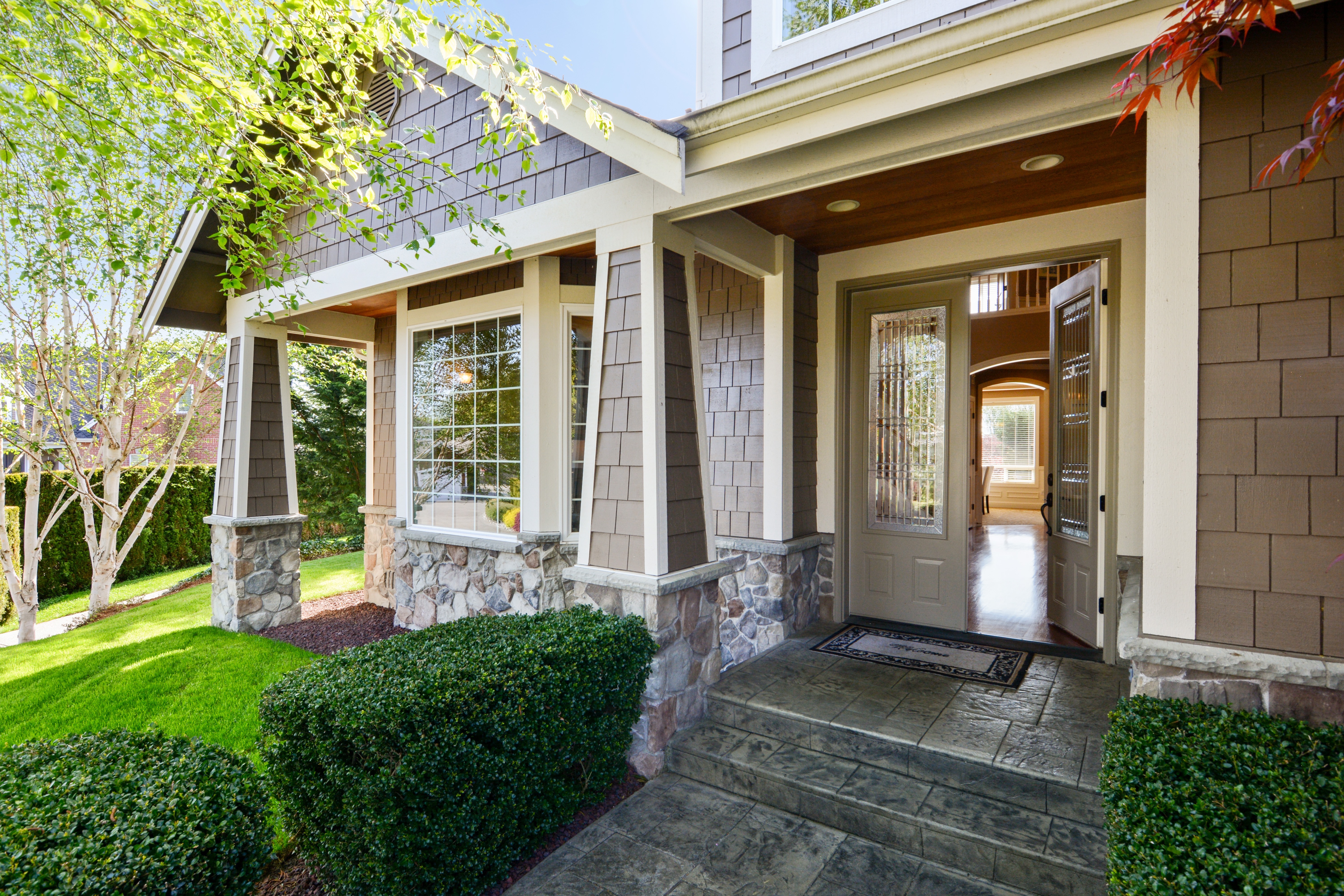 Property Photo: Entry door 11630 36th St SE WA 98290