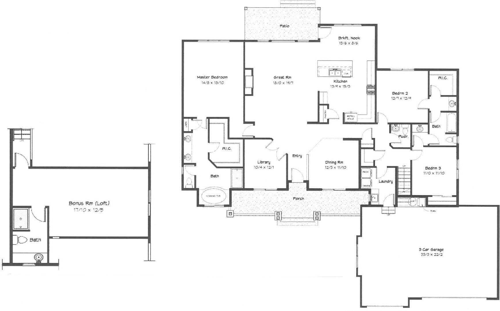 Property Photo: Floor plan 20121 107th Place SE  WA 98290 