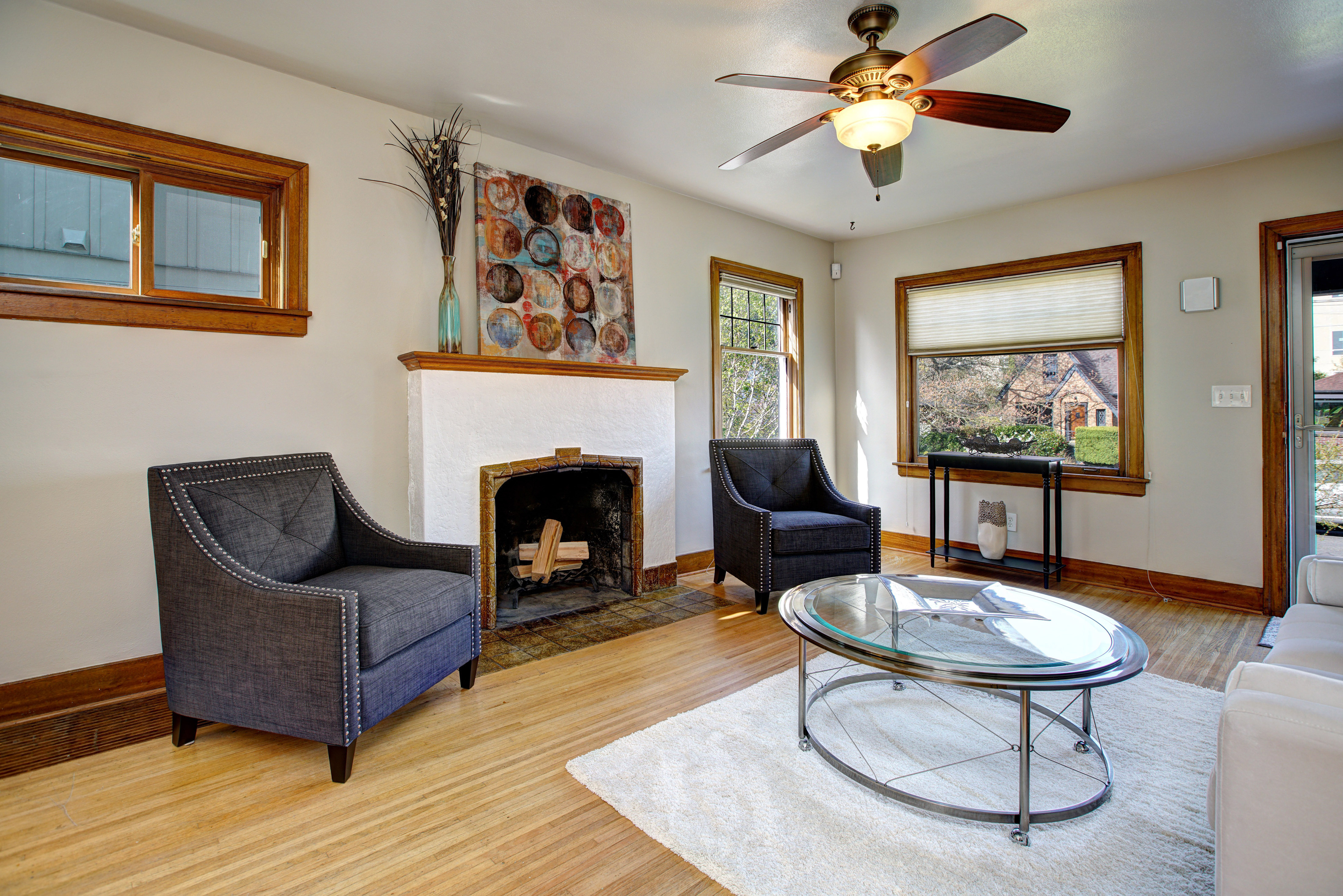 Property Photo: Living Room 7526 Mary Ave NW  WA 98117 