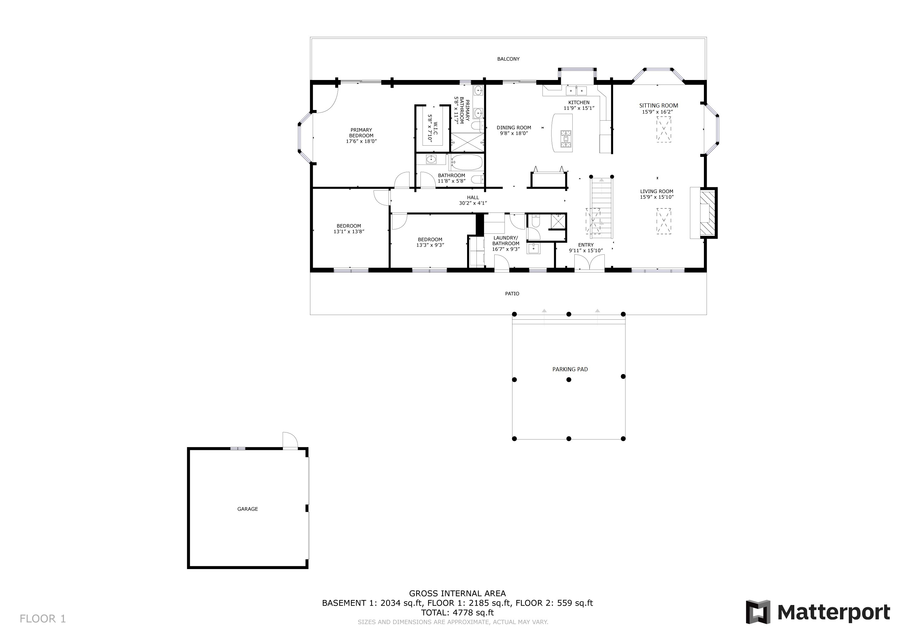 Property Photo: Floor Plans 17210 272nd Avenue SE  WA 98027 