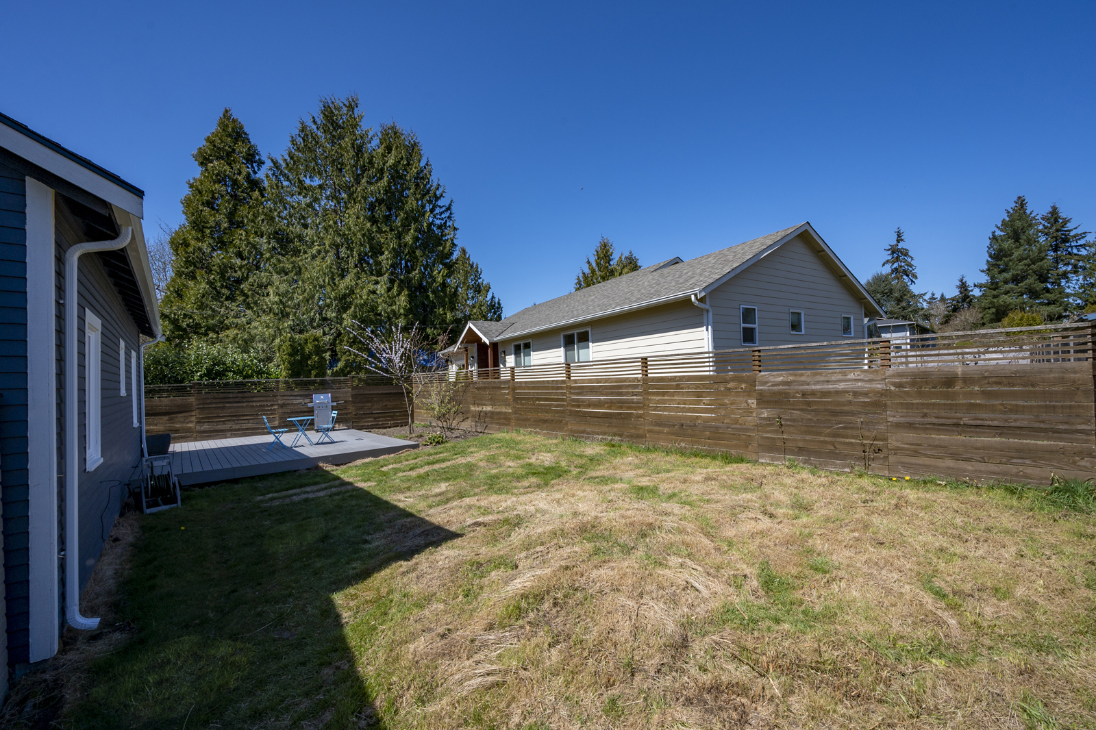Property Photo: Backyard & Deck 1908 NE 130th Place  WA 98125 