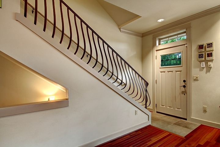 Property Photo: Wrought iron stairway 5011 Phinney Ave N A  WA 98103 