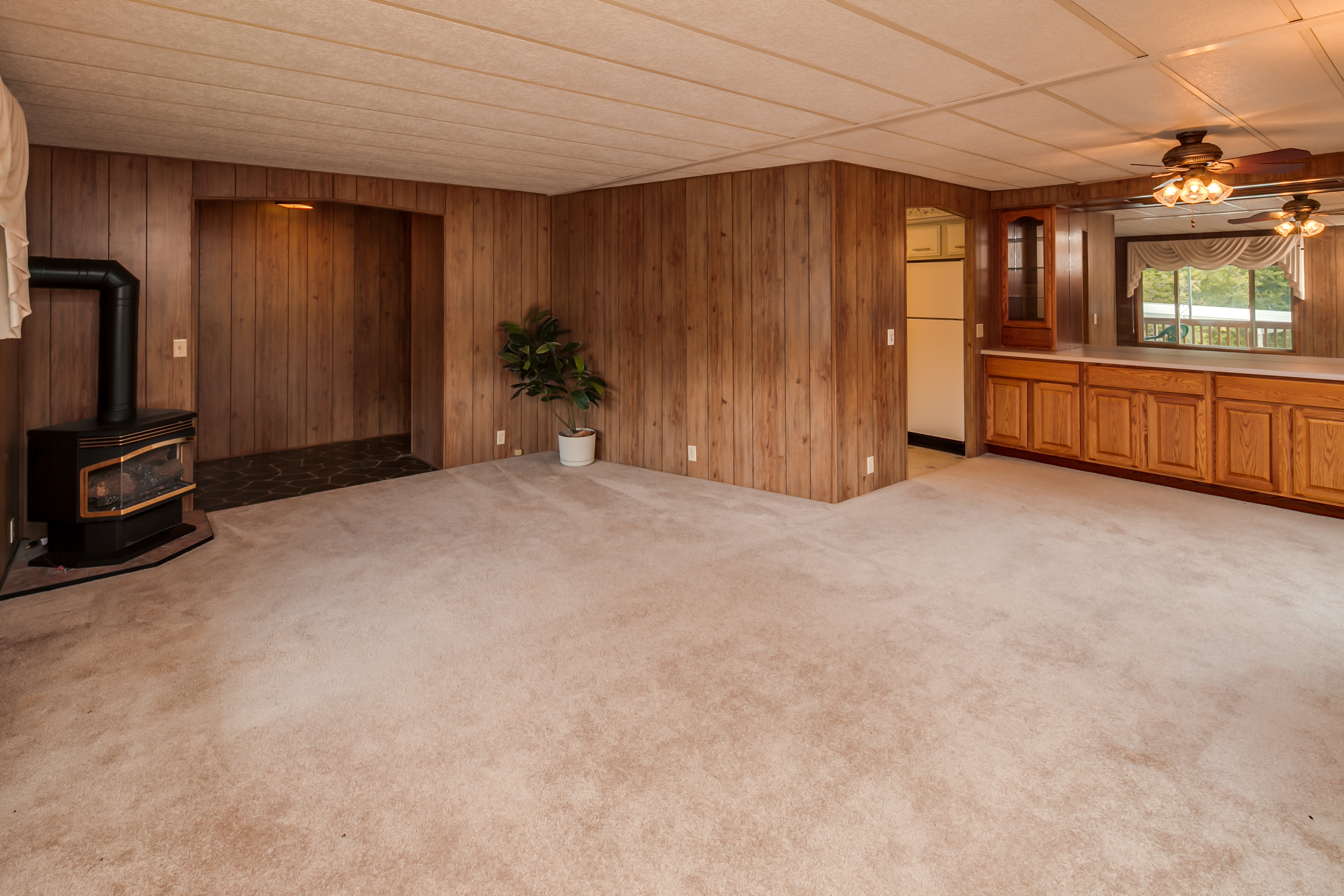 Property Photo: Living room 4915 Samish Wy 106 WA 98229